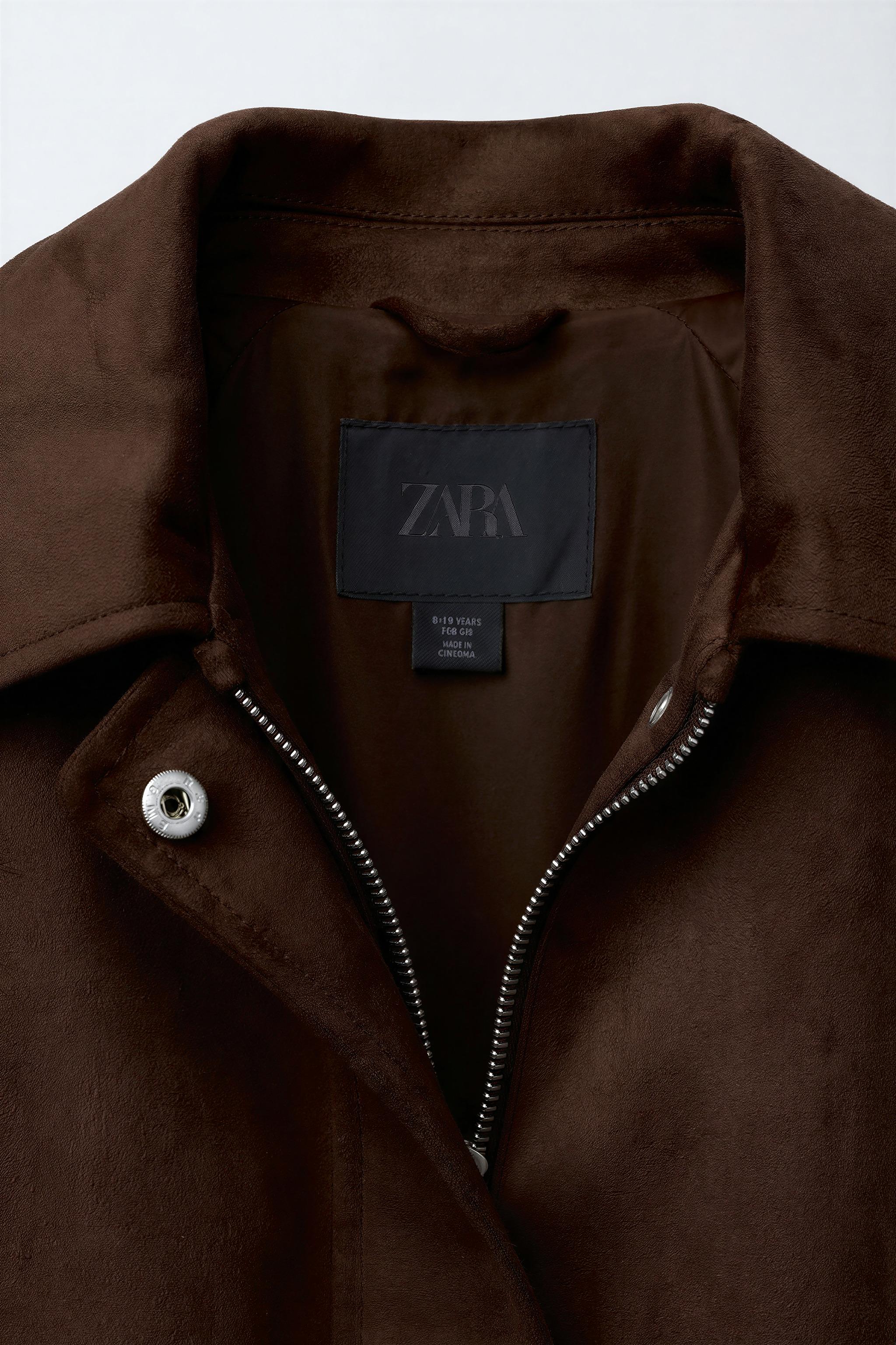 BLOUSON BOMBER EFFET DAIM